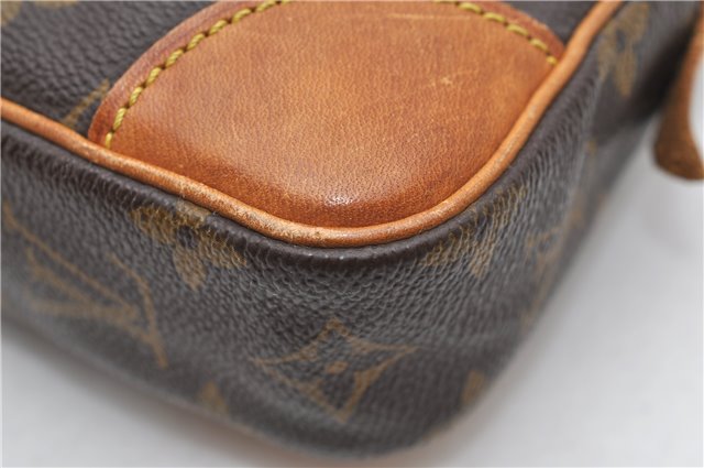 Auth Louis Vuitton Monogram Marly Dragonne GM Clutch Hand Bag M51825 LV 6638D