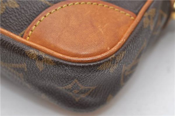 Auth Louis Vuitton Monogram Marly Dragonne GM Clutch Hand Bag M51825 LV 6638D