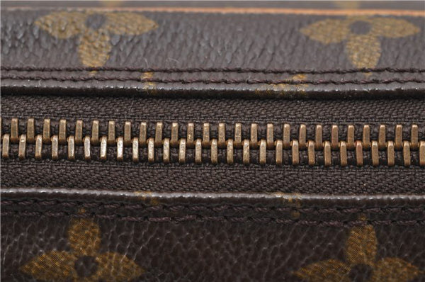 Auth Louis Vuitton Monogram Marly Dragonne GM Clutch Hand Bag M51825 LV 6638D