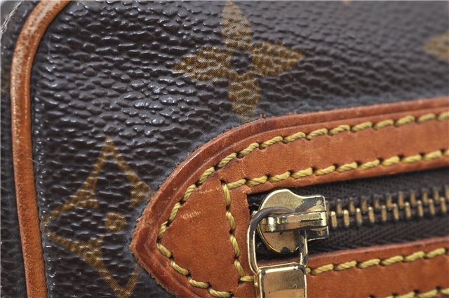 Auth Louis Vuitton Monogram Marly Dragonne GM Clutch Hand Bag M51825 LV 6638D