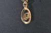 Authentic Christian Dior Gold Tone Chain Pendant Necklace CD 6638I