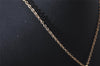 Authentic Christian Dior Gold Tone Chain Pendant Necklace CD 6638I