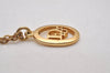 Authentic Christian Dior Gold Tone Chain Pendant Necklace CD 6638I