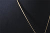 Authentic Christian Dior Gold Tone Chain Pendant Necklace CD 6639I