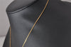 Authentic Christian Dior Gold Tone Chain Pendant Necklace CD 6639I