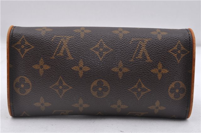 Authentic LOUIS VUITTON Monogram Pochette Twin PM Shoulder Bag M51854 LV 6640C
