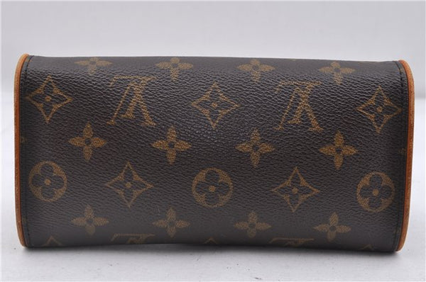 Authentic LOUIS VUITTON Monogram Pochette Twin PM Shoulder Bag M51854 LV 6640C