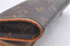 Authentic LOUIS VUITTON Monogram Pochette Twin PM Shoulder Bag M51854 LV 6640C