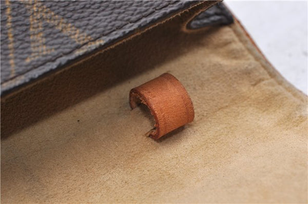 Authentic LOUIS VUITTON Monogram Pochette Twin PM Shoulder Bag M51854 LV 6640C