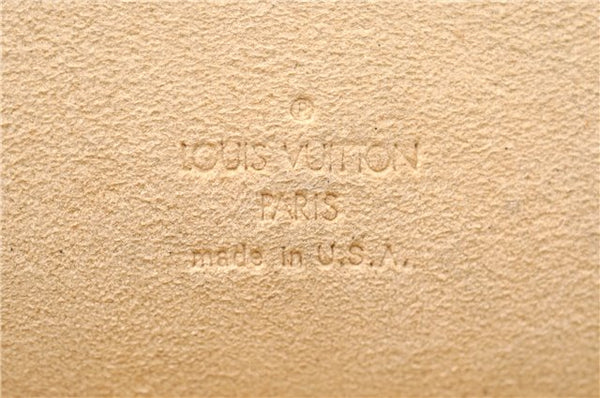 Authentic LOUIS VUITTON Monogram Pochette Twin PM Shoulder Bag M51854 LV 6640C