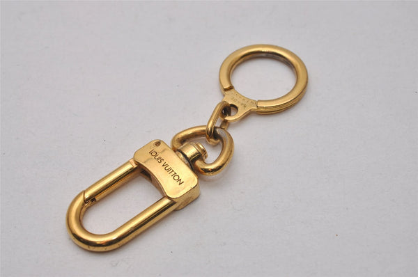 Authentic Louis Vuitton Charm Key Chain Anokre Gold M62698 LV 6641I