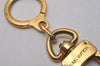 Authentic Louis Vuitton Charm Key Chain Anokre Gold M62698 LV 6641I