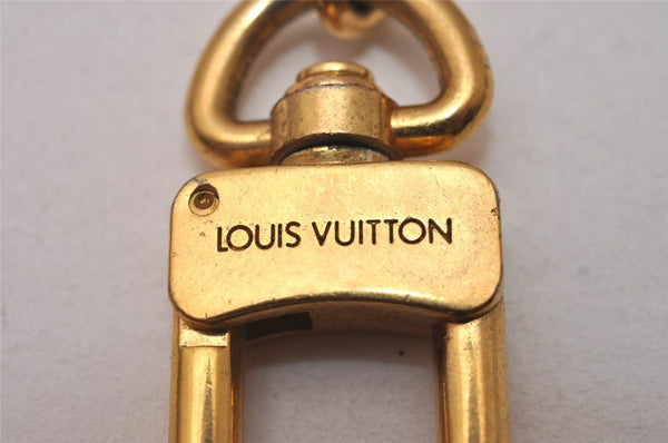 Authentic Louis Vuitton Charm Key Chain Anokre Gold M62698 LV 6641I