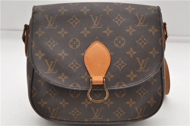 Auth Louis Vuitton Monogram Saint Cloud GM Shoulder Cross Bag M51242 LV 6642D