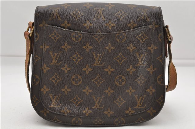 Auth Louis Vuitton Monogram Saint Cloud GM Shoulder Cross Bag M51242 LV 6642D