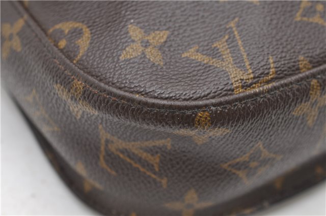 Auth Louis Vuitton Monogram Saint Cloud GM Shoulder Cross Bag M51242 LV 6642D
