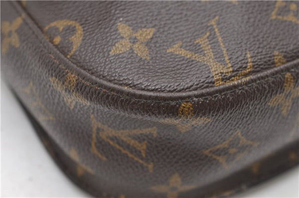 Auth Louis Vuitton Monogram Saint Cloud GM Shoulder Cross Bag M51242 LV 6642D