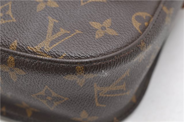 Auth Louis Vuitton Monogram Saint Cloud GM Shoulder Cross Bag M51242 LV 6642D