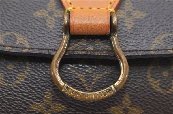 Auth Louis Vuitton Monogram Saint Cloud GM Shoulder Cross Bag M51242 LV 6642D