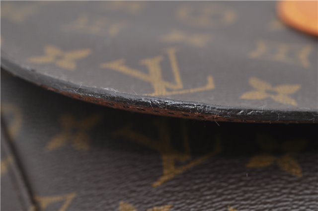 Auth Louis Vuitton Monogram Saint Cloud GM Shoulder Cross Bag M51242 LV 6642D