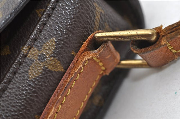 Auth Louis Vuitton Monogram Saint Cloud GM Shoulder Cross Bag M51242 LV 6642D