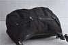 Authentic GUCCI Shoulder Cross Body Bag Canvas Leather 90762 Black 6643C