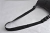 Authentic GUCCI Shoulder Cross Body Bag Canvas Leather 90762 Black 6643C