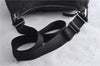 Authentic GUCCI Shoulder Cross Body Bag Canvas Leather 90762 Black 6643C