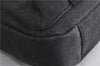 Authentic GUCCI Shoulder Cross Body Bag Canvas Leather 90762 Black 6643C