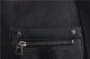 Authentic GUCCI Shoulder Cross Body Bag Canvas Leather 90762 Black 6643C