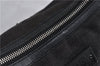 Authentic GUCCI Shoulder Cross Body Bag Canvas Leather 90762 Black 6643C