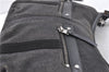 Authentic GUCCI Shoulder Cross Body Bag Canvas Leather 90762 Black 6643C