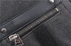 Authentic GUCCI Shoulder Cross Body Bag Canvas Leather 90762 Black 6643C