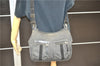 Authentic GUCCI Shoulder Cross Body Bag Canvas Leather 90762 Black 6643C
