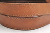 Authentic CELINE Macadam Blason Shoulder Tote Bag PVC Leather Brown 6644D