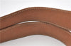 Authentic CELINE Macadam Blason Shoulder Tote Bag PVC Leather Brown 6644D