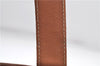Authentic CELINE Macadam Blason Shoulder Tote Bag PVC Leather Brown 6644D