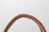 Authentic CELINE Macadam Blason Shoulder Tote Bag PVC Leather Brown 6644D