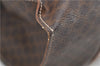 Authentic CELINE Macadam Blason Shoulder Tote Bag PVC Leather Brown 6644D