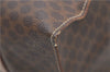 Authentic CELINE Macadam Blason Shoulder Tote Bag PVC Leather Brown 6644D