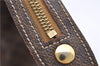 Authentic CELINE Macadam Blason Shoulder Tote Bag PVC Leather Brown 6644D