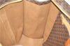 Authentic CELINE Macadam Blason Shoulder Tote Bag PVC Leather Brown 6644D