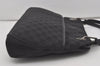 Authentic GUCCI Eclipse Shoulder Tote Bag GG Canvas Leather 121023 Black 6644I