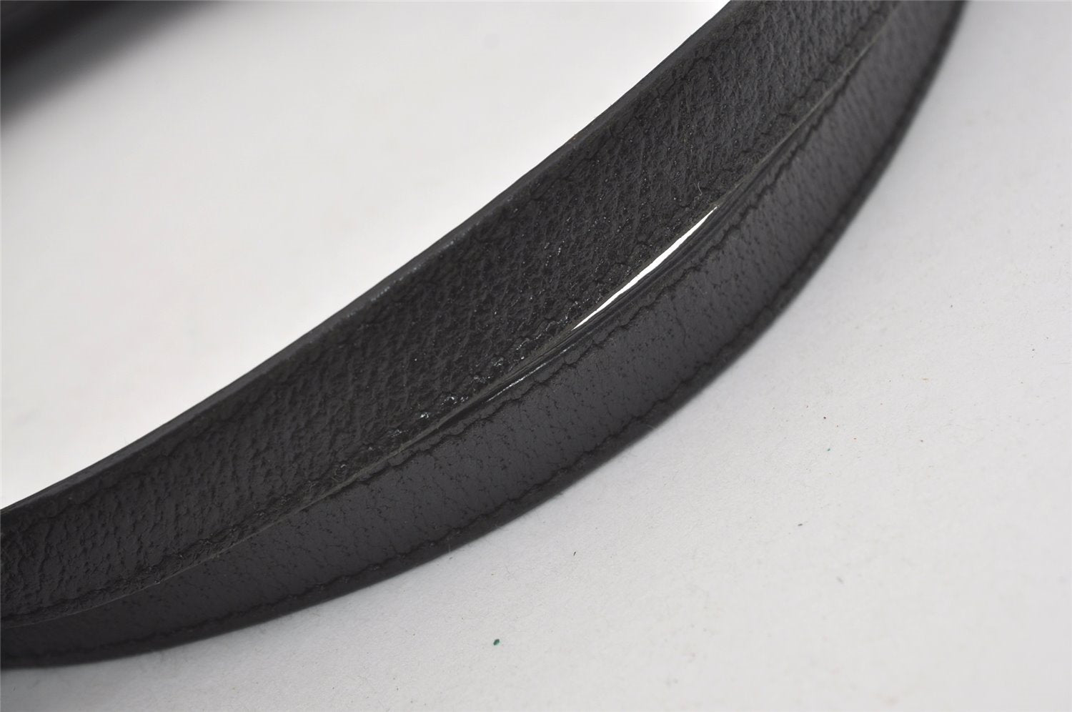 Authentic GUCCI Eclipse Shoulder Tote Bag GG Canvas Leather 121023 Black 6644I