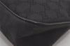 Authentic GUCCI Eclipse Shoulder Tote Bag GG Canvas Leather 121023 Black 6644I