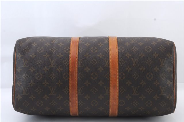 Authentic LOUIS VUITTON Monogram Keepall 45 Boston Bag M41428 LV 6645C