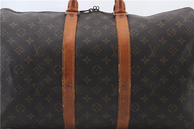 Authentic LOUIS VUITTON Monogram Keepall 45 Boston Bag M41428 LV 6645C