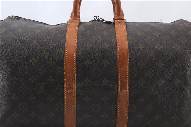 Authentic LOUIS VUITTON Monogram Keepall 45 Boston Bag M41428 LV 6645C