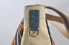 Authentic PRADA Vintage Canvas Leather 2Way Shoulder Tote Bag Orange 6645I