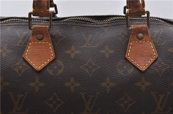 Authentic Louis Vuitton Monogram Speedy 40 Hand Boston Bag M41522 LV 6647D